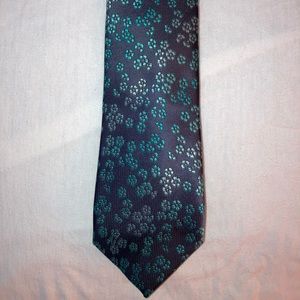 Brown tan and light blue men’s tie